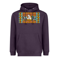 Plum mom goat sunflowers license plate Heavyweight Hoodie - Artiststas