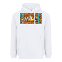 White mom goat sunflowers license plate Heavyweight Hoodie - Artiststas