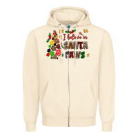 Sandshell i believe in santa paws Zipper Hoodie - AdoDesignShop