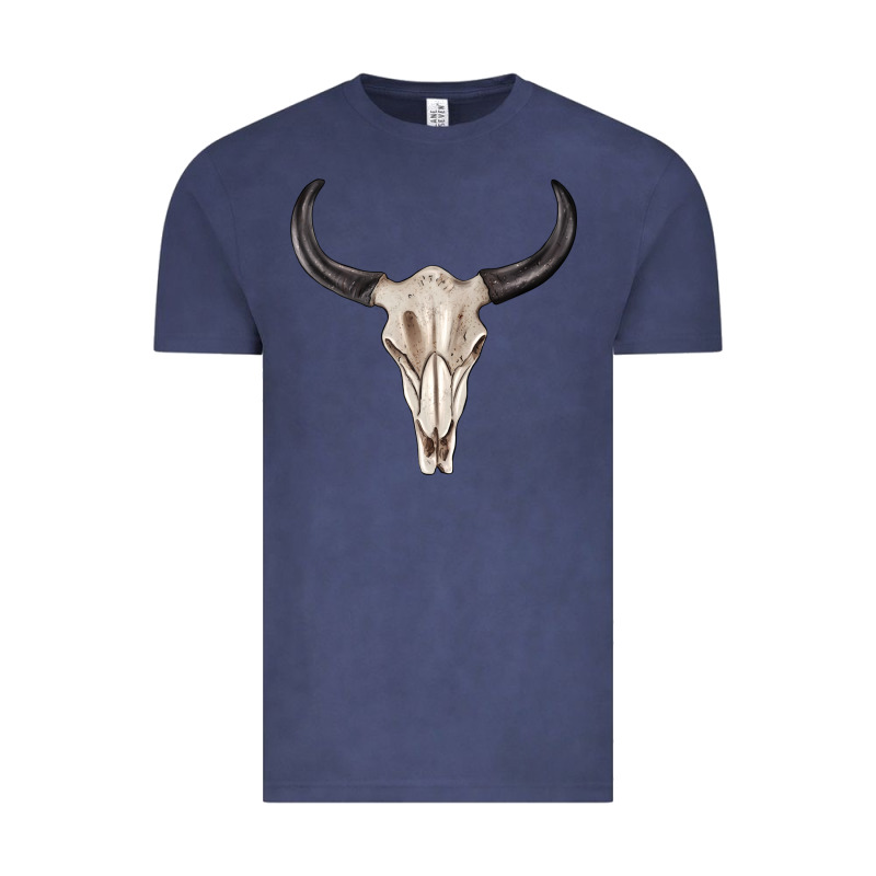Western Bull Skull Tbw Vintage Tee by texasbilliewilder | Teevron