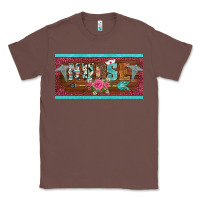 Chestnut western nurse with medical  symbol caduceus and arrow license plate te Classic Tee - BarkalooDesign