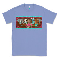 Colony Blue western nurse with medical  symbol caduceus and arrow license plate te Classic Tee - BarkalooDesign