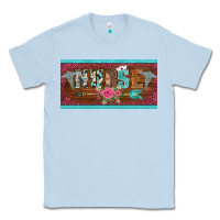 Dusty Blue western nurse with medical  symbol caduceus and arrow license plate te Classic Tee - BarkalooDesign