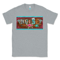 Heather Grey western nurse with medical  symbol caduceus and arrow license plate te Classic Tee - BarkalooDesign