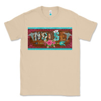 Mushroom western nurse with medical  symbol caduceus and arrow license plate te Classic Tee - BarkalooDesign
