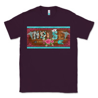 Plum western nurse with medical  symbol caduceus and arrow license plate te Classic Tee - BarkalooDesign