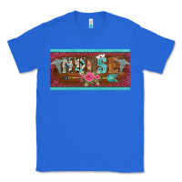 True Royal western nurse with medical  symbol caduceus and arrow license plate te Classic Tee - BarkalooDesign