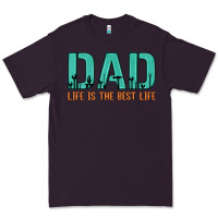 Plum dad life is the best life Premium Tee - Artiststas