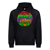 Black halloween round earrings 2 Urban Hoodie - BundleAndBundleShop