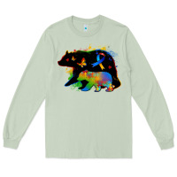 Matcha autism mama bear Long Sleeve Tee - Zillion Design Studio