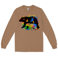 Toasted Coconut autism mama bear Long Sleeve Tee - Zillion Design Studio