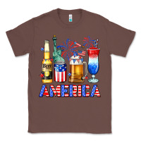 Chestnut 4th of July American drinks America Classic Tee - Neo Western