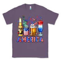 Lavender 4th of July American drinks America Classic Tee - Neo Western