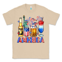 Mushroom 4th of July American drinks America Classic Tee - Neo Western