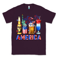 Plum 4th of July American drinks America Classic Tee - Neo Western