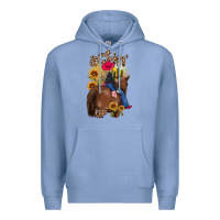 Colony Blue actin up malias Premium Hoodie - MaliasSmallBusiness