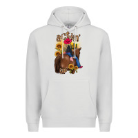 Dove Grey actin up malias Premium Hoodie - MaliasSmallBusiness