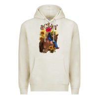 Oatmeal Heather actin up malias Premium Hoodie - MaliasSmallBusiness