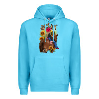 Ocean Blue actin up malias Premium Hoodie - MaliasSmallBusiness