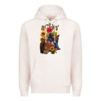 Pale Pink actin up malias Premium Hoodie - MaliasSmallBusiness