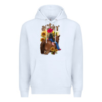 White actin up malias Premium Hoodie - MaliasSmallBusiness