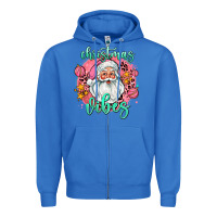 True Royal christmas vibes santa Zipper Hoodie - AdoDesignShop