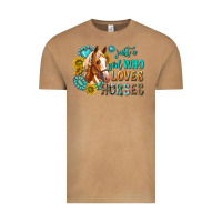 Vintage Camel western just a girl who loves horses Vintage Tee - texasbilliewilder