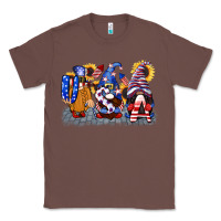 Chestnut USA 4th of July gnomes  4th of july Classic Tee - CowGirlArtShop