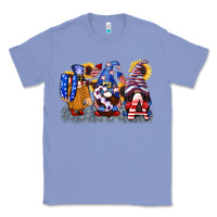 Colony Blue USA 4th of July gnomes  4th of july Classic Tee - CowGirlArtShop