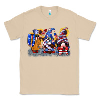 Mushroom USA 4th of July gnomes  4th of july Classic Tee - CowGirlArtShop