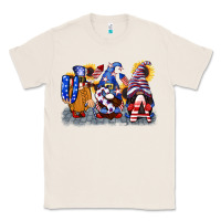 Natural USA 4th of July gnomes  4th of july Classic Tee - CowGirlArtShop