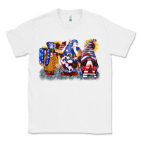 White USA 4th of July gnomes  4th of july Classic Tee - CowGirlArtShop