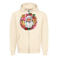 Sandshell merry christmas peace santa Zipper Hoodie - AdoDesignShop