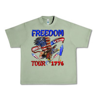 Oil Green freedom born to be free tour 1776 Urban Heavy Tee - texasbilliewilder