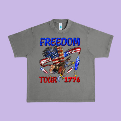 Urban Heavy Tee freedom born to be free tour 1776