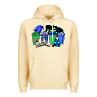 Pina Colada wrestling coffee cups Premium Hoodie - NancyCooperArtShop