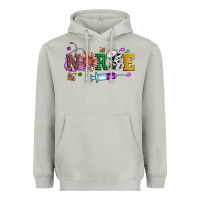 Moon Dust mardi gras nurse leopard cowhide glitter Heavyweight Hoodie - Artiststas