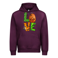 Mauve Wine love halloween Urban Hoodie - BundleAndBundleShop
