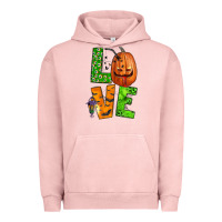 Pigment Salmon love halloween Urban Hoodie - BundleAndBundleShop