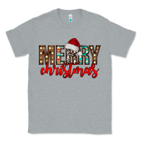 Heather Grey merry christmas Classic Tee - CowhideDigitalArt