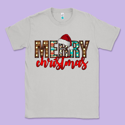 Merry Christmas Classic Tee Designed By Cowhidedigitalart