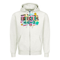 Oatmeal Heather instructional assistant's Zipper Hoodie - AdoDesignShop