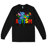Black autism stitch accept love understand Long Sleeve Tee - Zillion Design Studio
