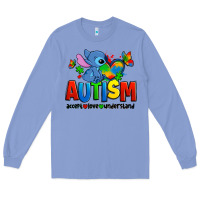 Colony Blue autism stitch accept love understand Long Sleeve Tee - Zillion Design Studio