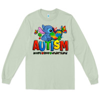 Matcha autism stitch accept love understand Long Sleeve Tee - Zillion Design Studio