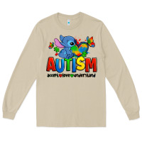 Mushroom autism stitch accept love understand Long Sleeve Tee - Zillion Design Studio