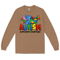 Toasted Coconut autism stitch accept love understand Long Sleeve Tee - Zillion Design Studio