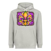Moon Dust mardi gras fleur de lis sunflower leopard Heavyweight Hoodie - Artiststas