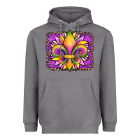Storm mardi gras fleur de lis sunflower leopard Heavyweight Hoodie - Artiststas