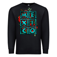 Black mexico with roses Premium Sweatshirt - Jasminsmagicworld